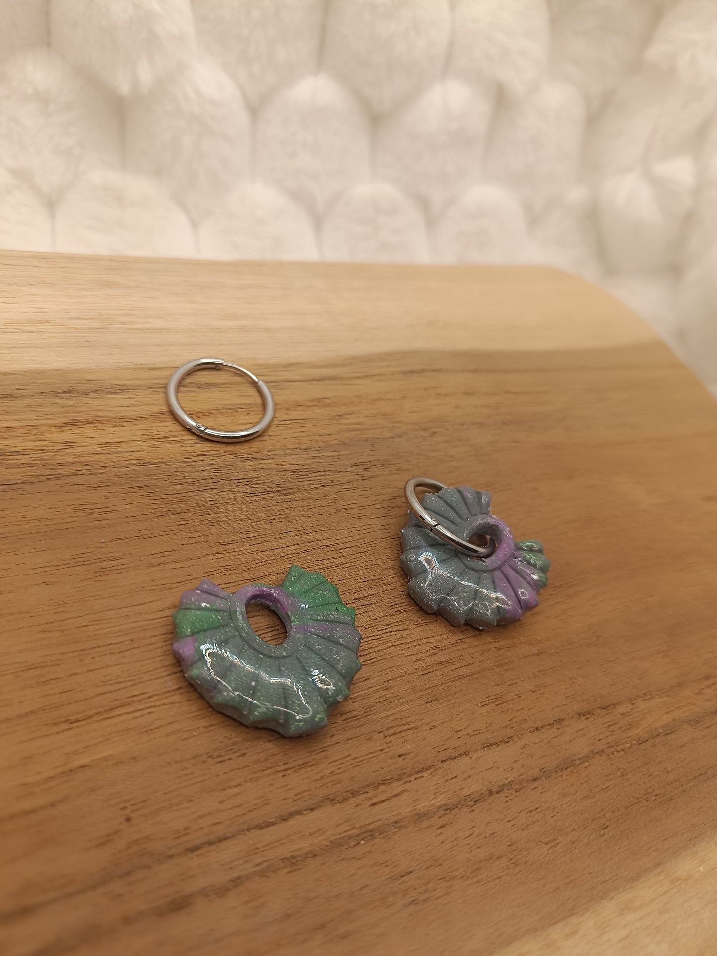 Pampille " gladys " verte/violette