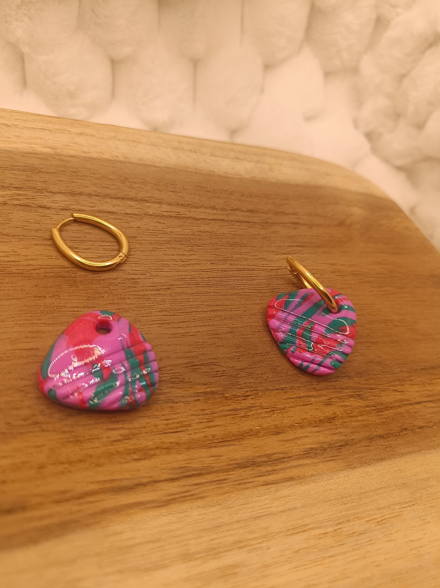 Pampilles " Lola " rose/rouge/verte