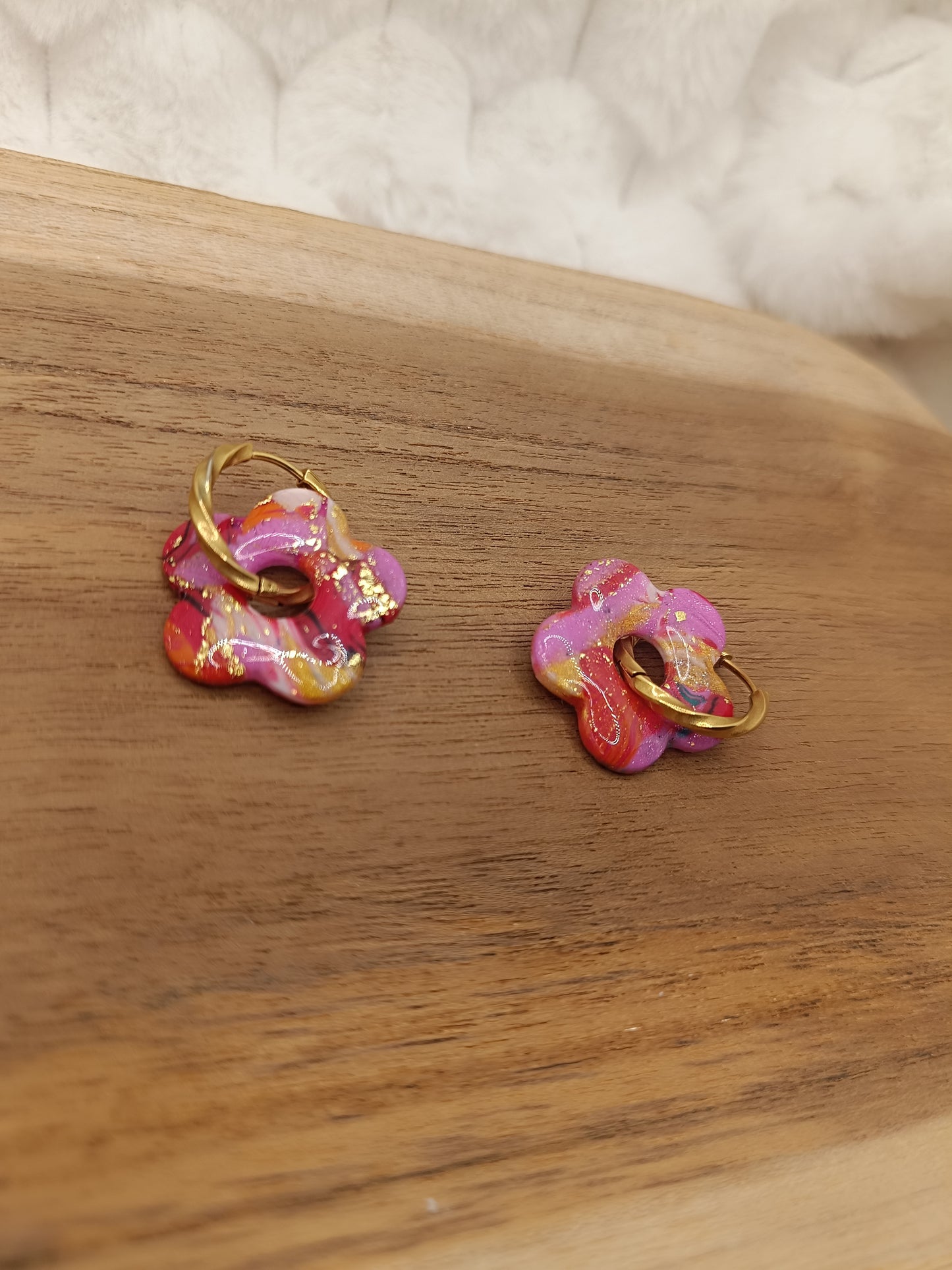 Pampille " Mya " effet patchwork