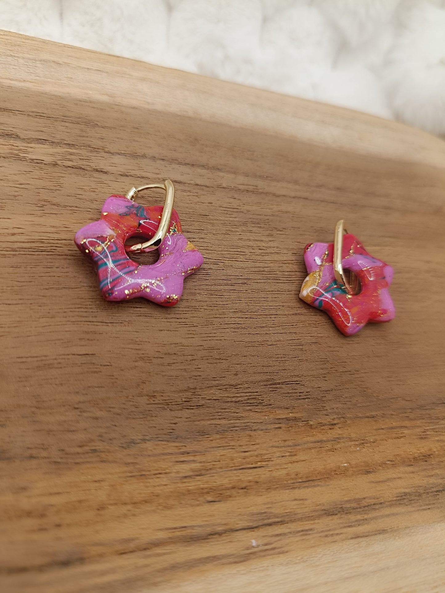 Pampilles " Alice " effet patchwork