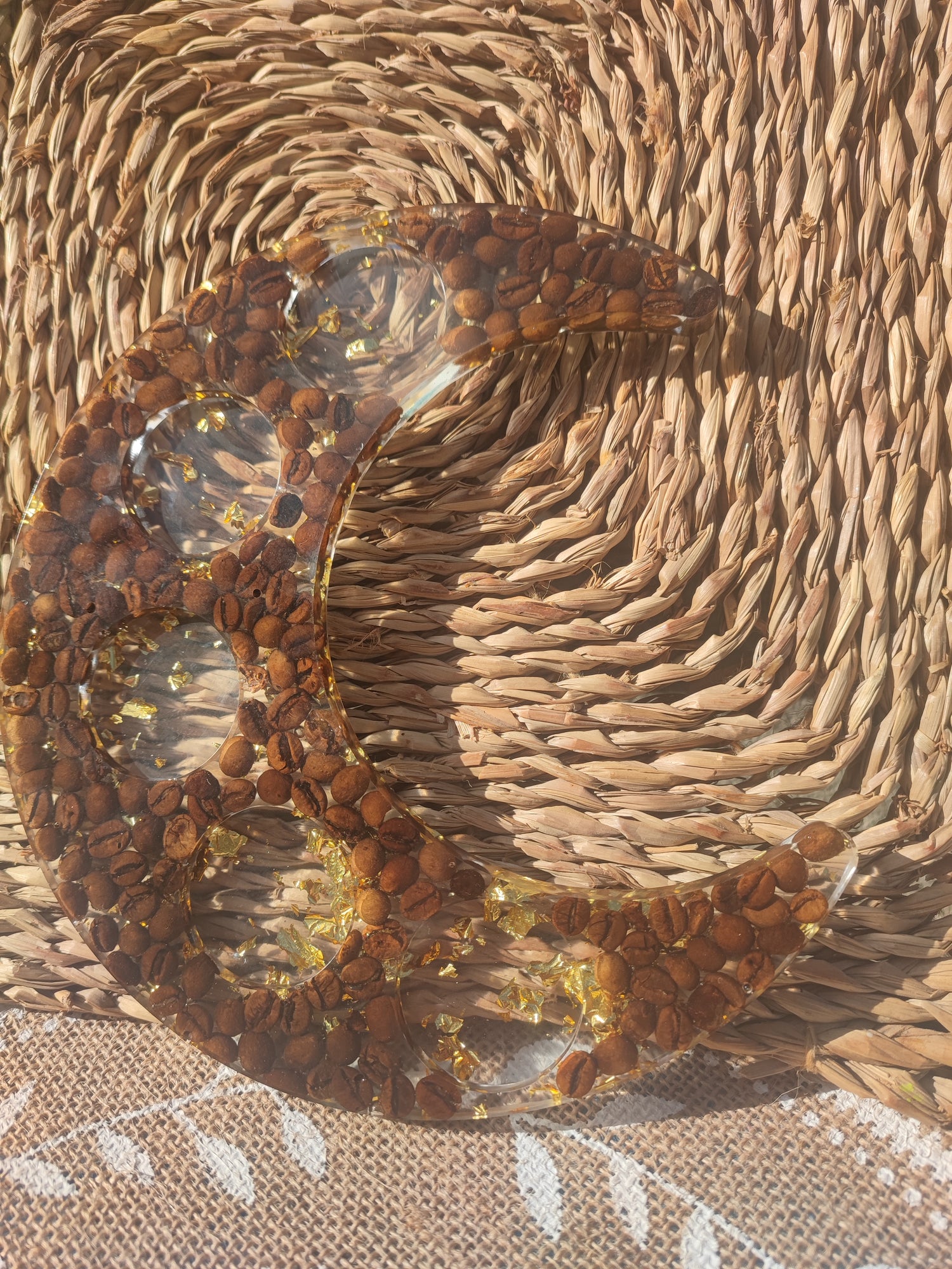 bougeoirs en résine epoxy