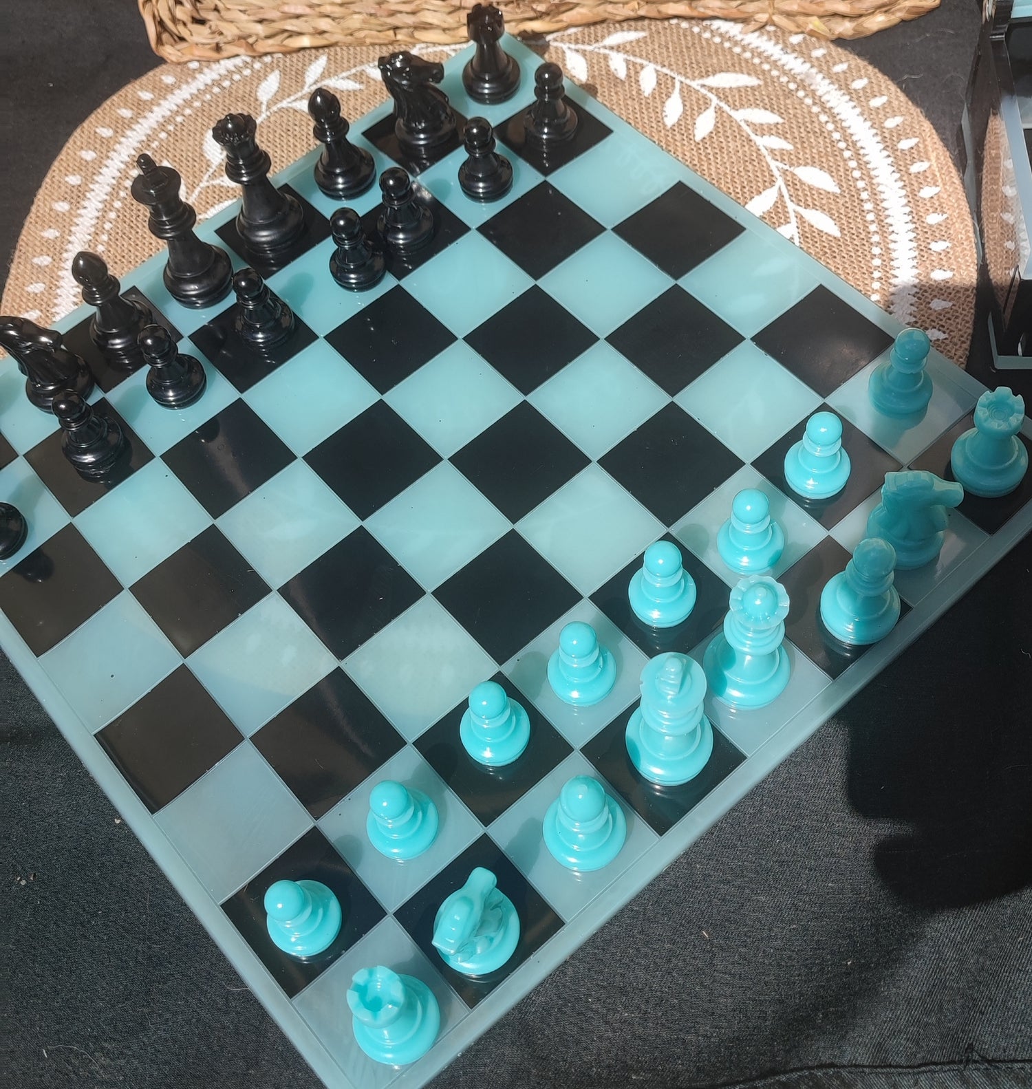 jeu de société en résine epoxy