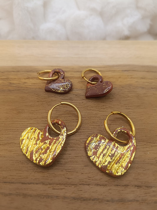 Box " margot " et " mini margot " chocolat terracotta