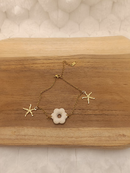 Bracelet " mini mya " blanc crème