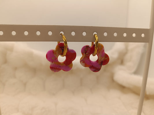 Pampille " Mya " effet patchwork