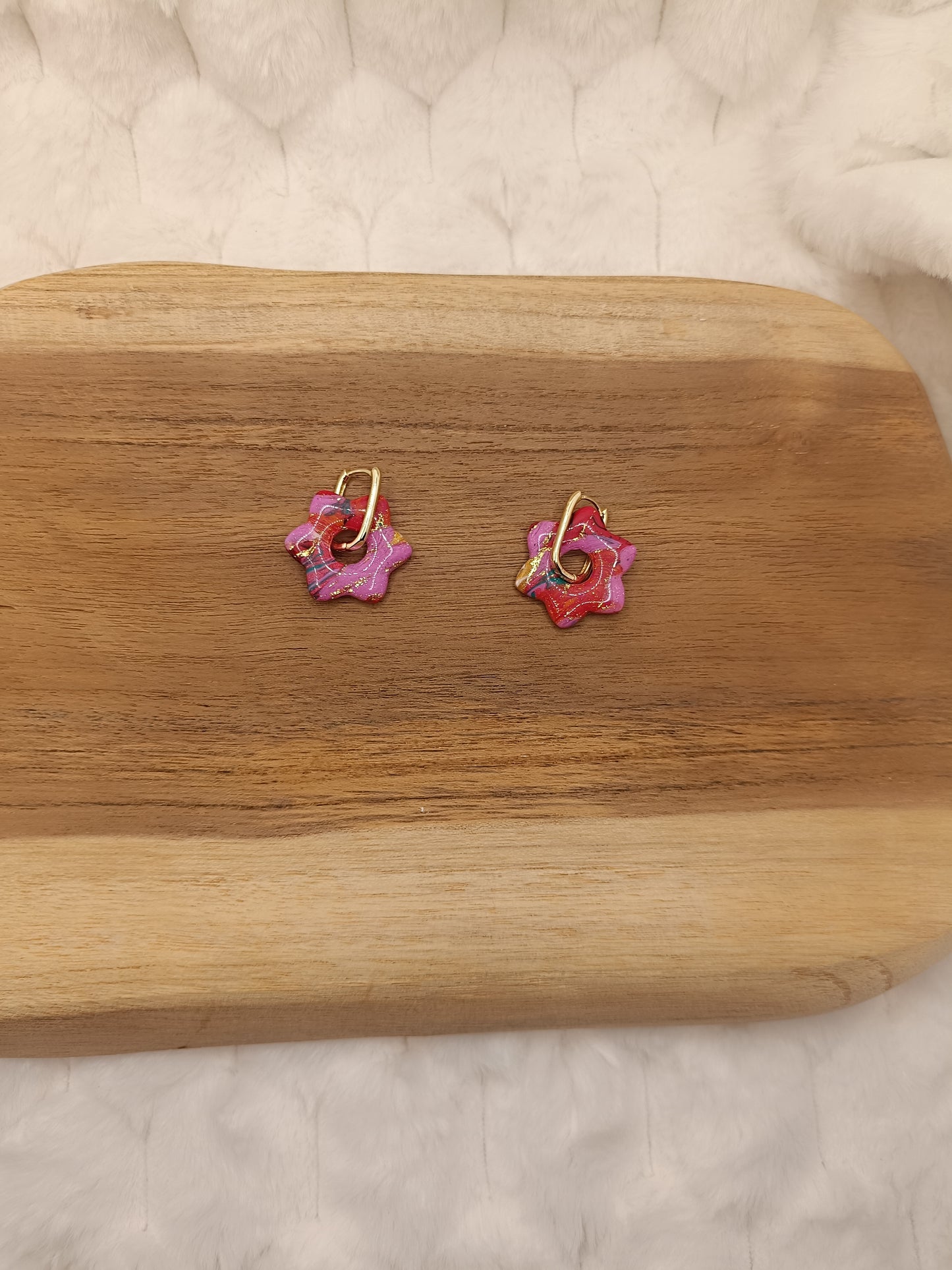 Pampilles " Alice " effet patchwork