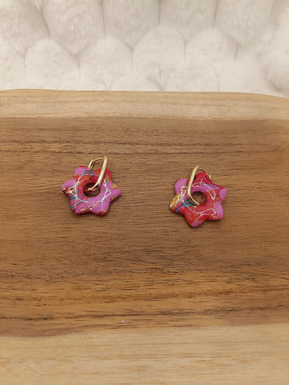 Pampilles " Alice " effet patchwork