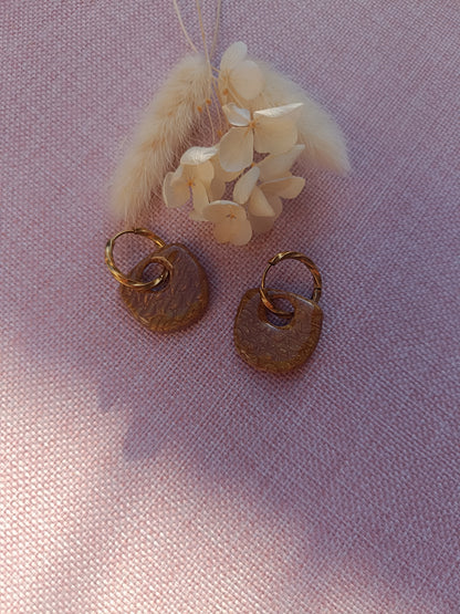 Pampilles " alma " champagne doré