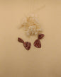 Boucles d'oreilles " Eléonore" marron terracotta