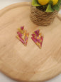 Boucles d'oreilles " Lison " mélange de couleurs