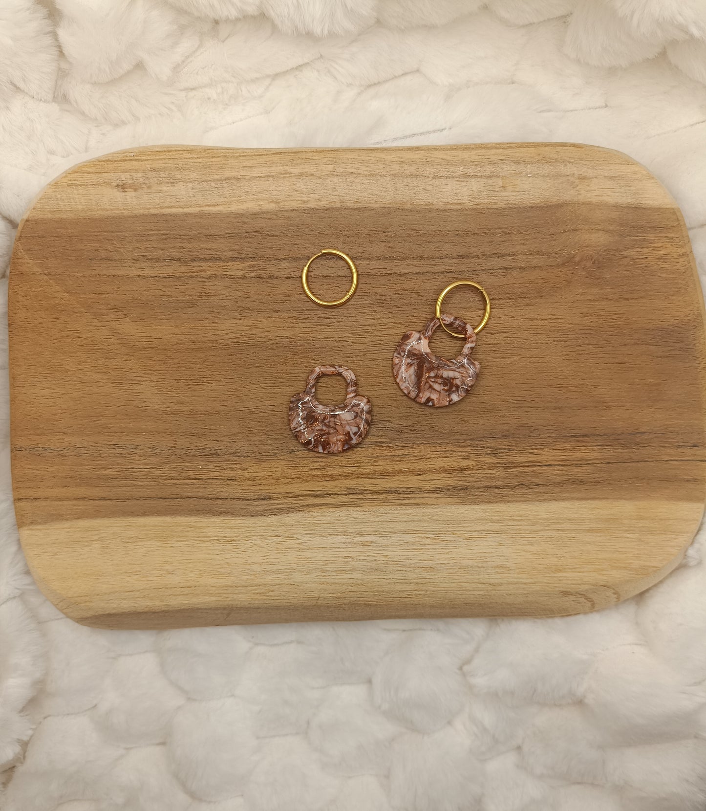 Pampille " jasmine " cappuccino