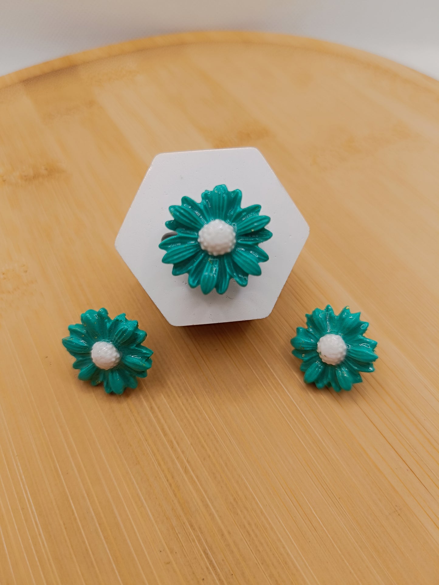 Parure " fleur de lagon "