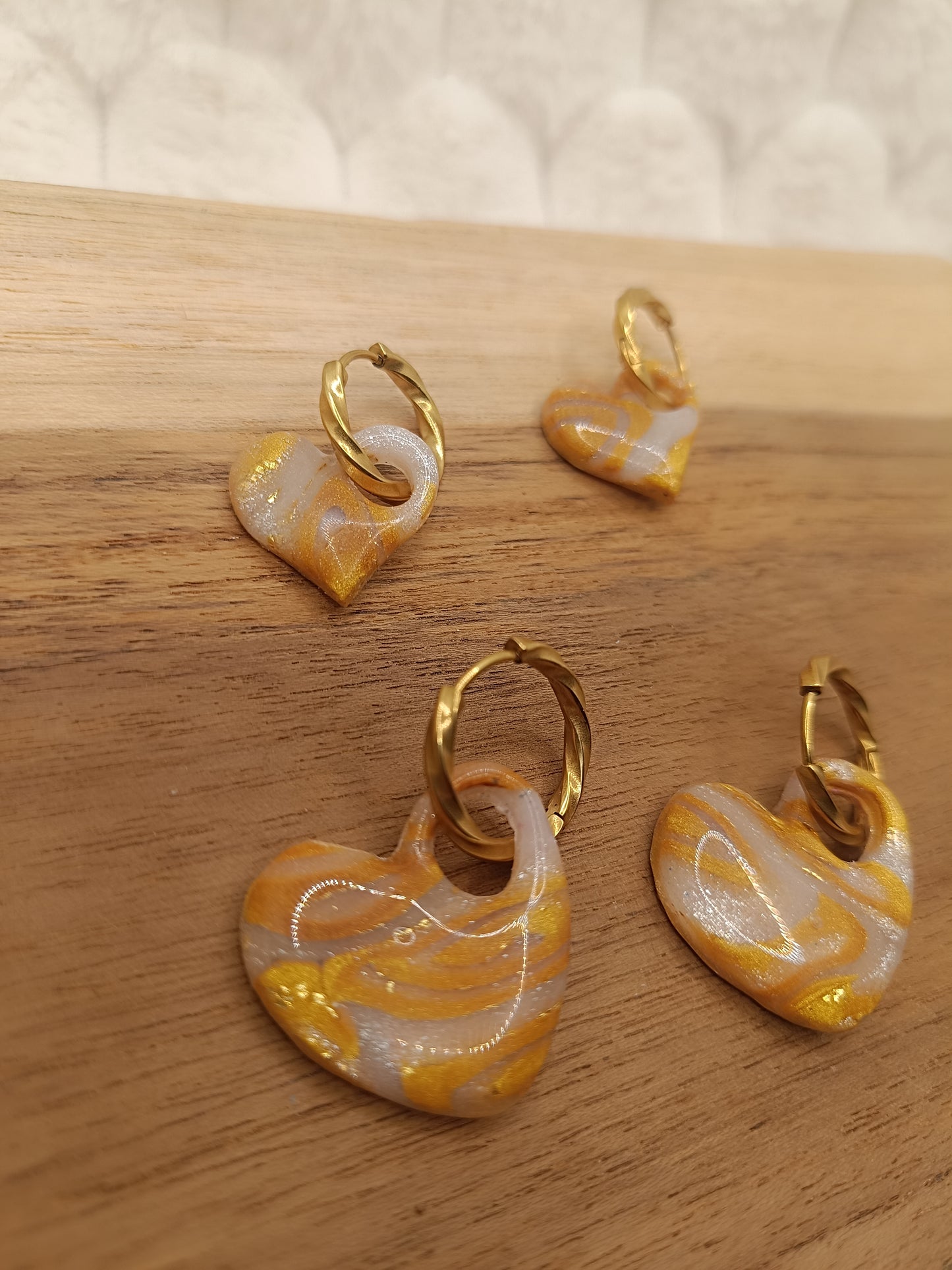 Box " margot " et " mini margot " translucide et doré métallisé