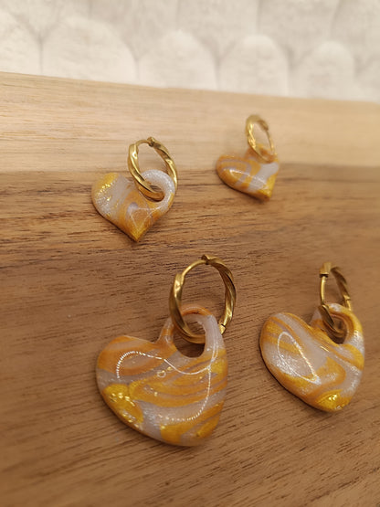 Box " margot " et " mini margot " translucide et doré métallisé