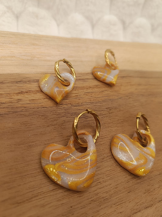 Box " margot " et " mini margot " translucide et doré métallisé