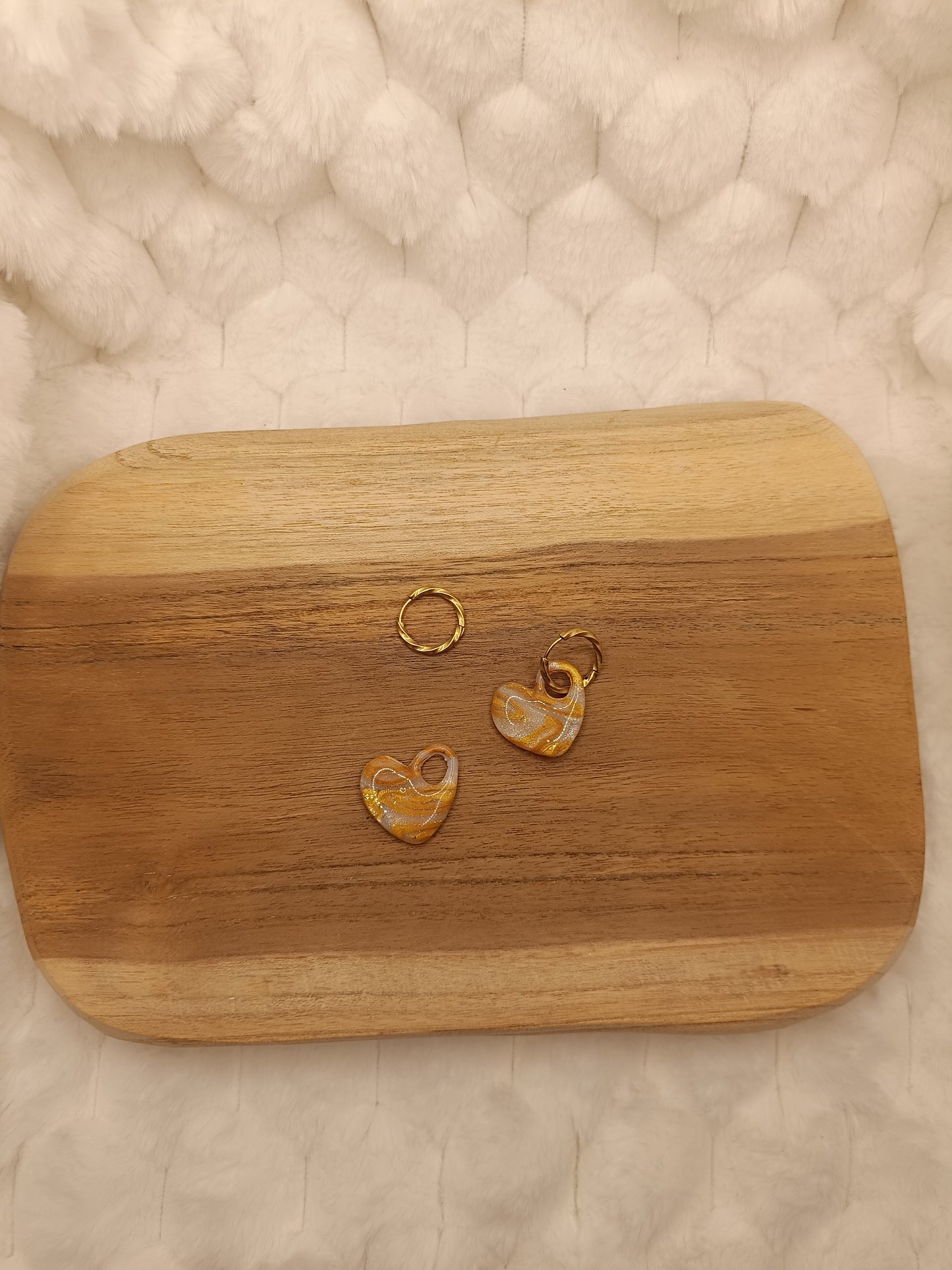 Box " margot " et " mini margot " translucide et doré métallisé