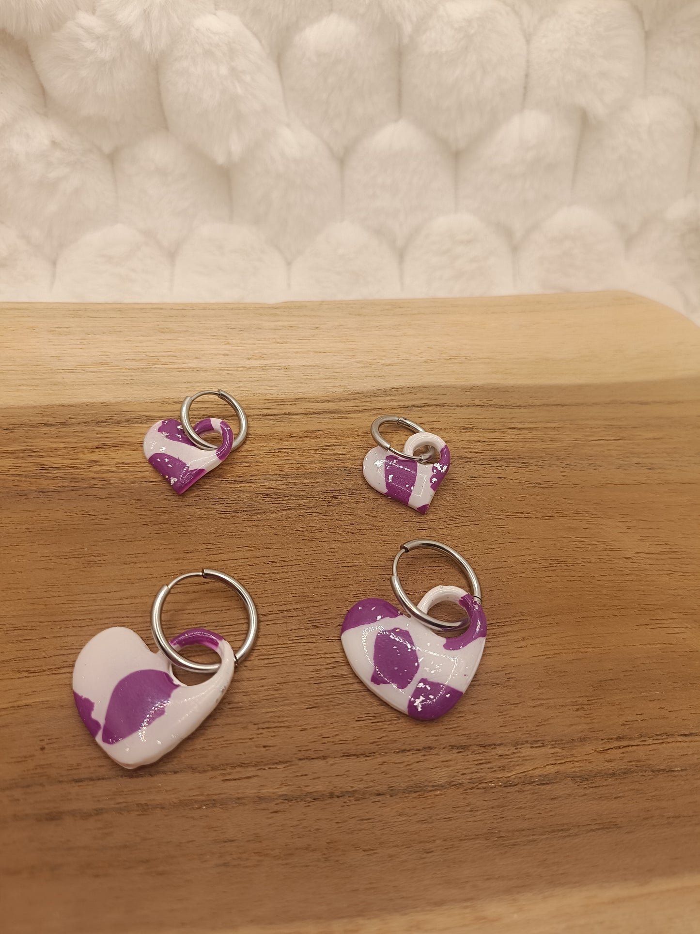 Box " margot " et " mini margot " blanche et violette