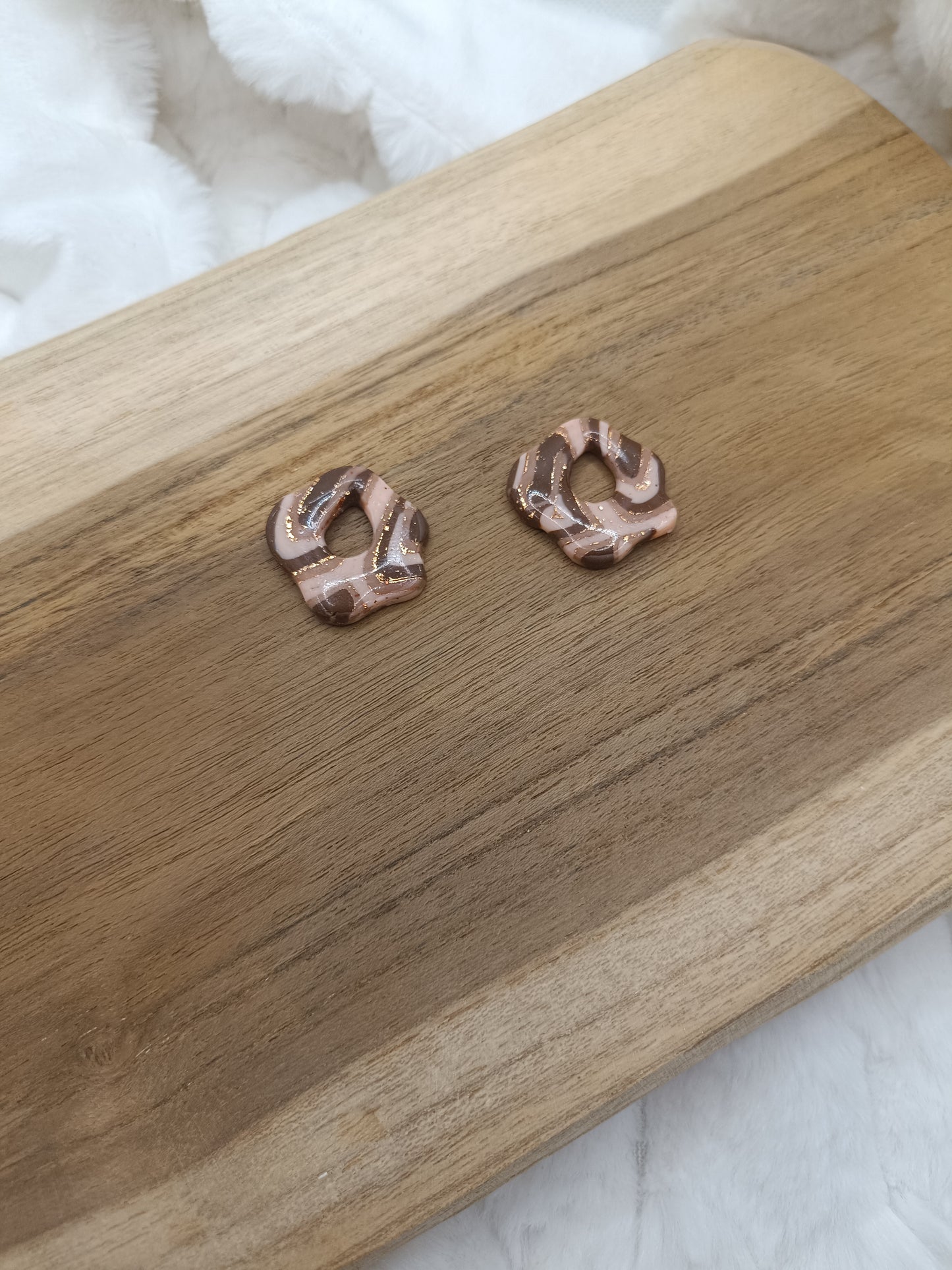 Pampille " jade " cappuccino