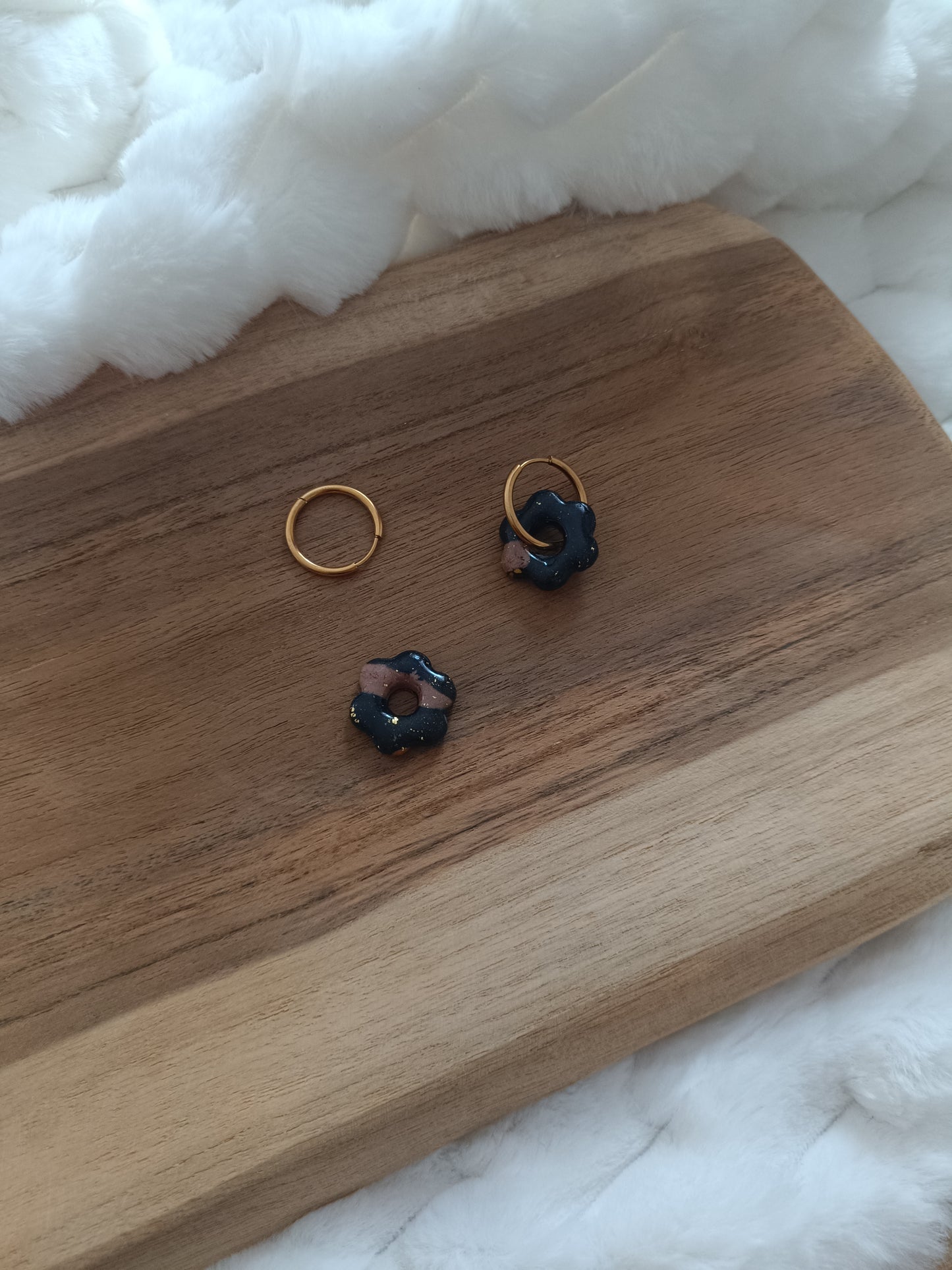 Pampilles " mini mya " noir et marron