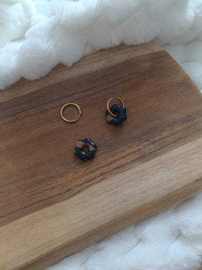 Pampilles " mini mya " noir et marron