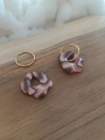 Pampille " jade " cappuccino