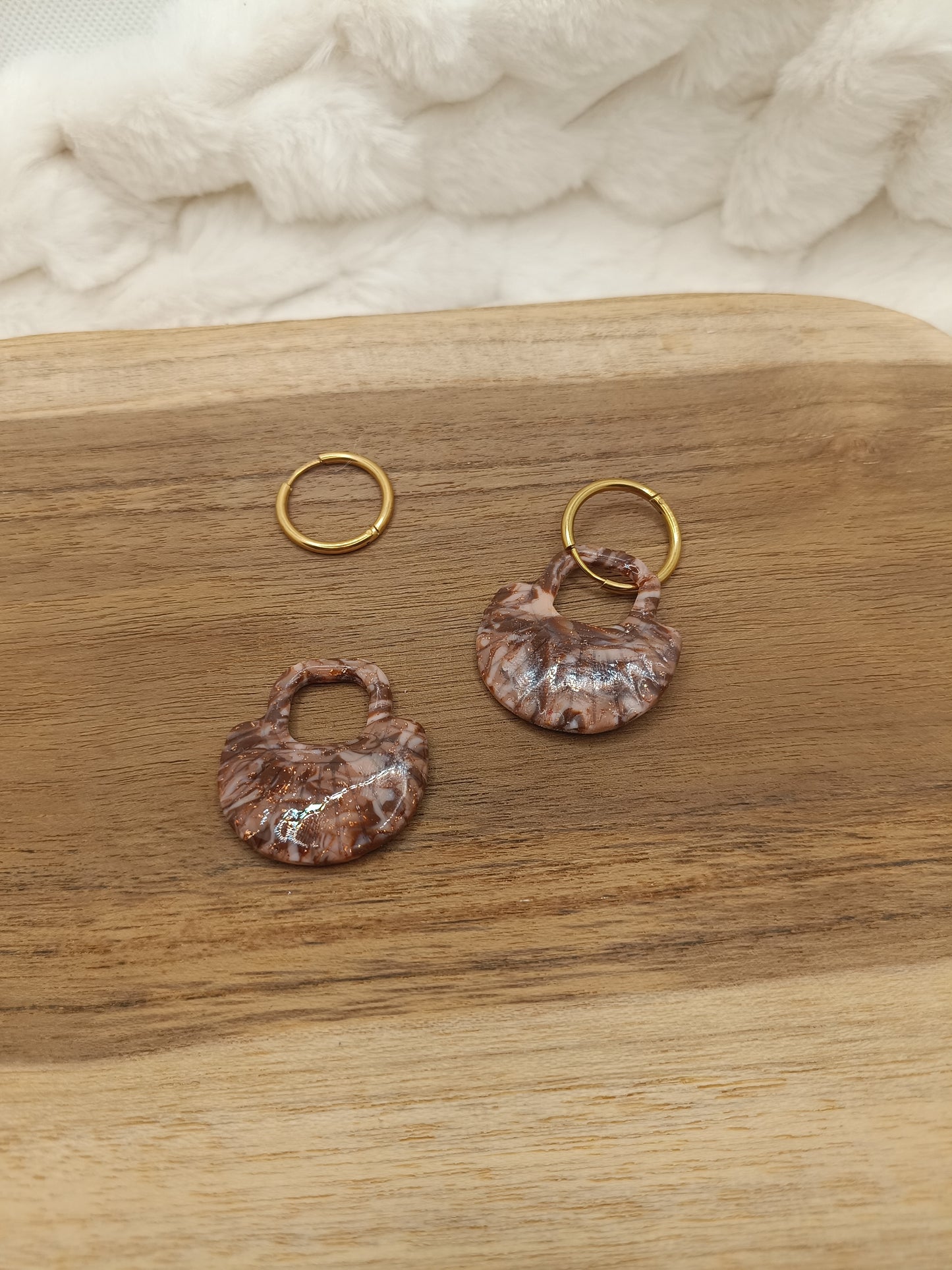 Pampille " jasmine " cappuccino