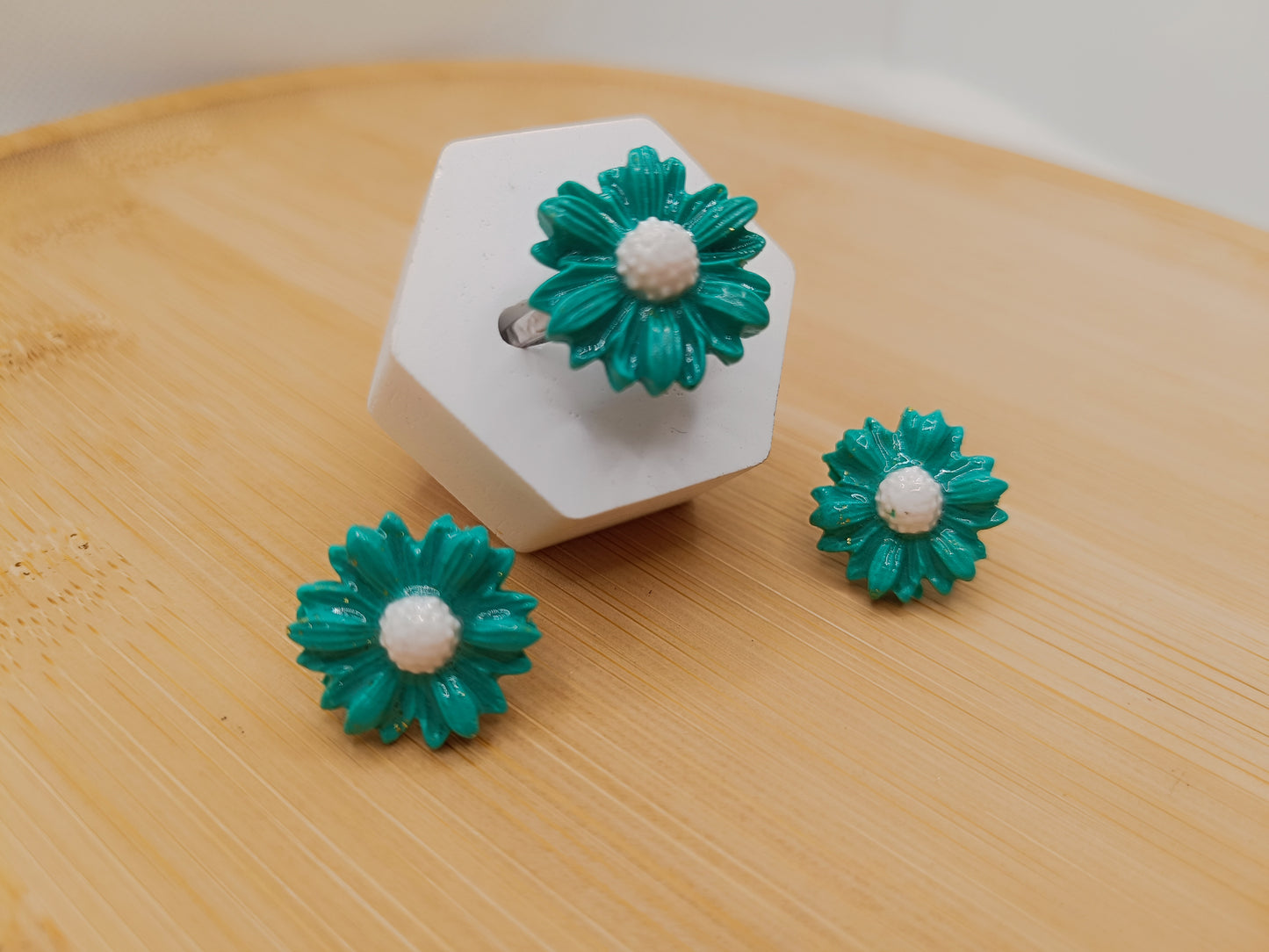 Parure " fleur de lagon "