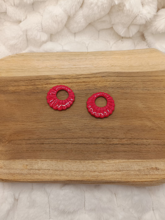 Pampille " alyssa " rouge intense