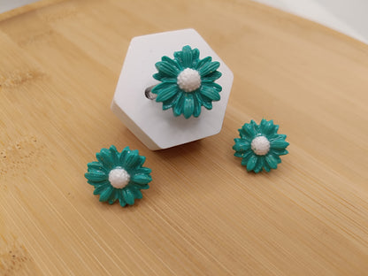 Parure " fleur de lagon "