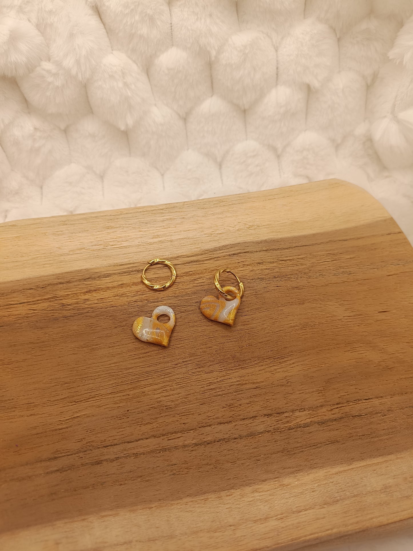 Box " margot " et " mini margot " translucide et doré métallisé